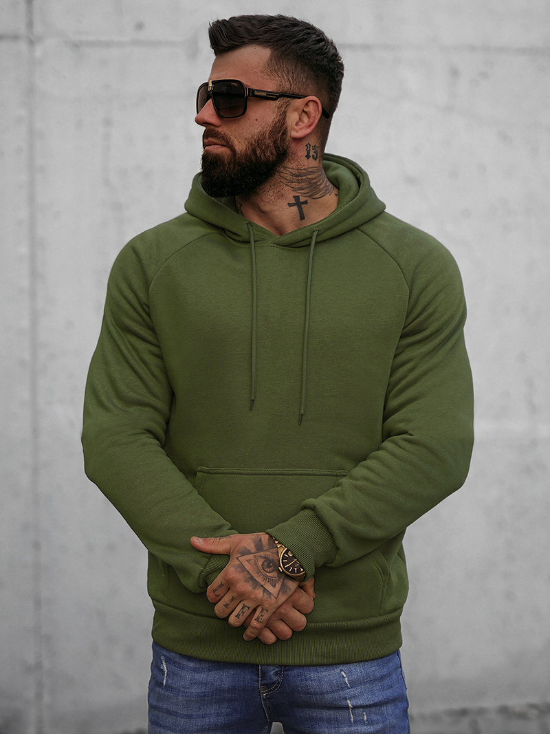 Sweatshirt Homme Kaki OZONEE O/8B151/29