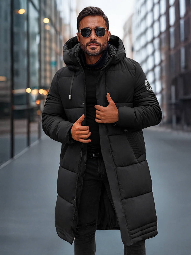 Veste Homme Noir OZONEE JS/19M1290/392Z
