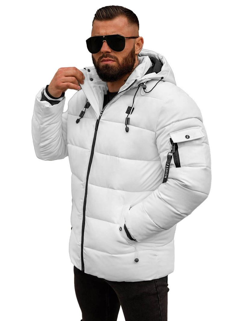 Veste homme blanc OZONEE JS/57M7502/281