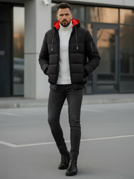 Veste homme noir OZONEE JS/31M5003Z