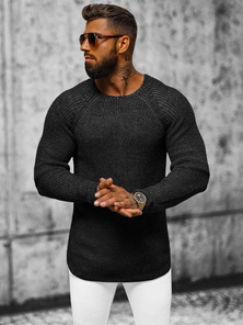 Pullover Homme Noir OZONEE L/2492