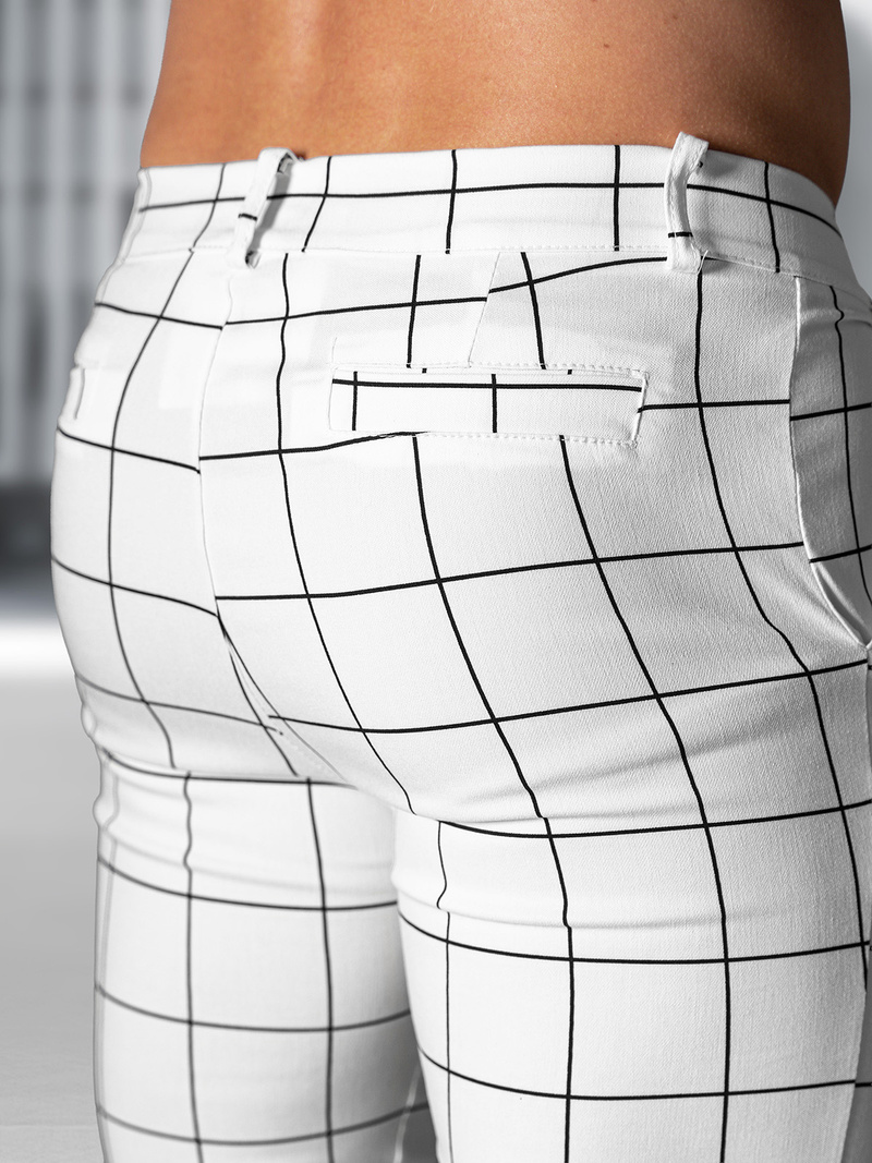 Pantalon Chino Homme Blanc OZONEE O/P4009Z