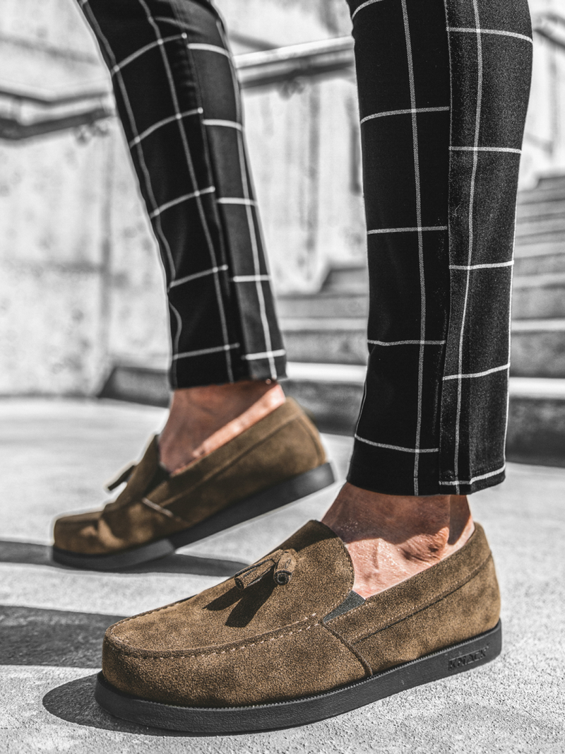 Chaussures Slip-on Homme Marron O/KN07