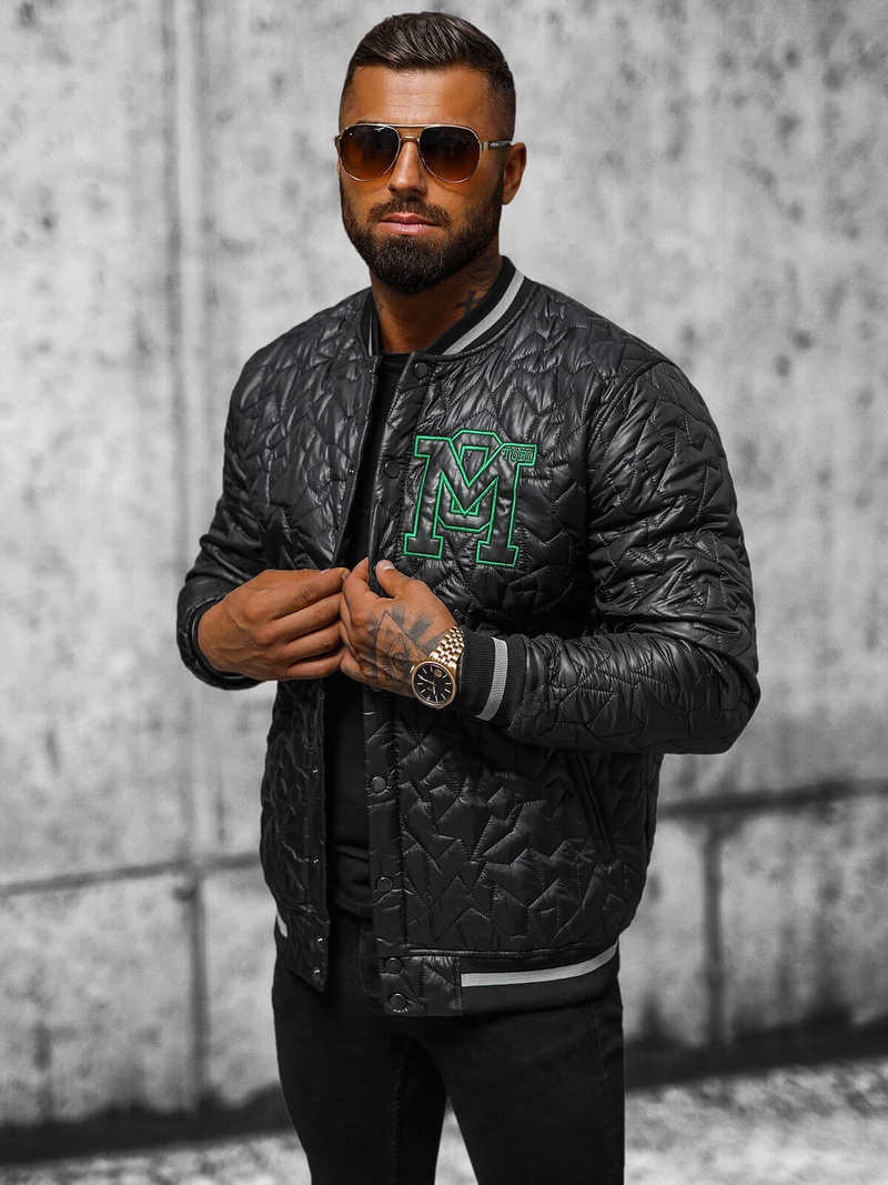 Veste Homme Noir OZONEE O/TB9152