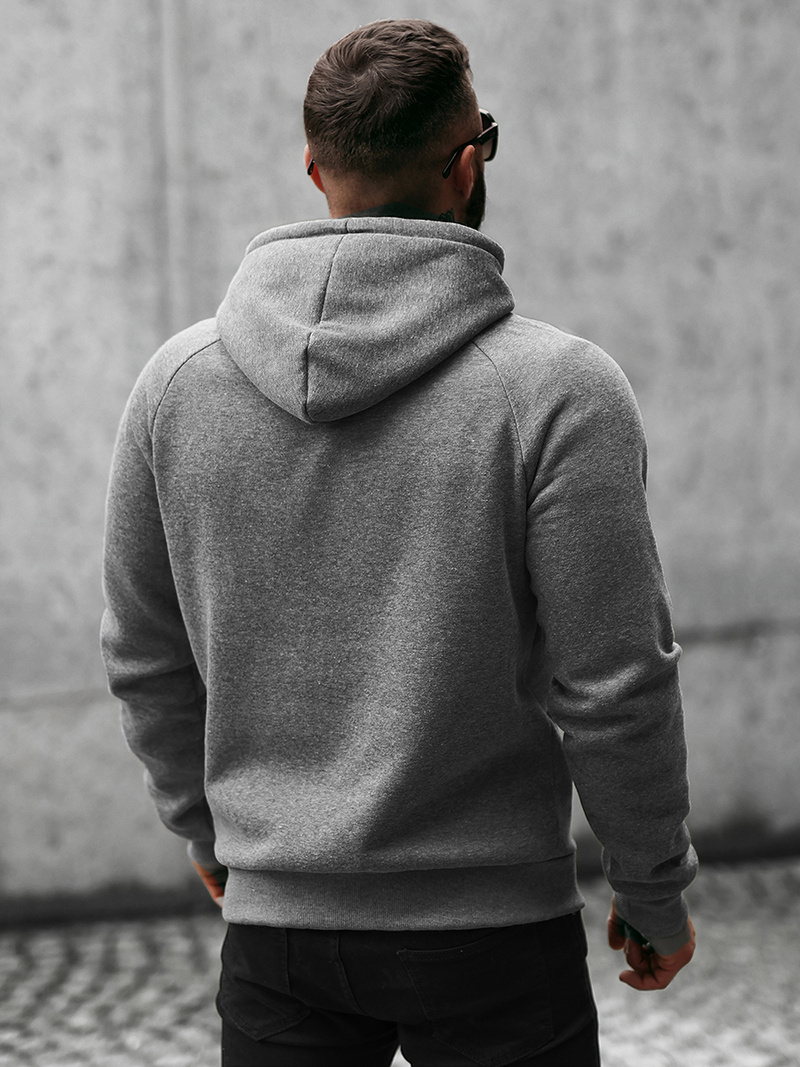 Sweatshirt Homme Gris Foncé OZONEE O/8B151/5