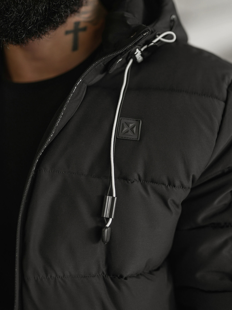 Veste homme noir OZONEE JS/57M7502/392Z