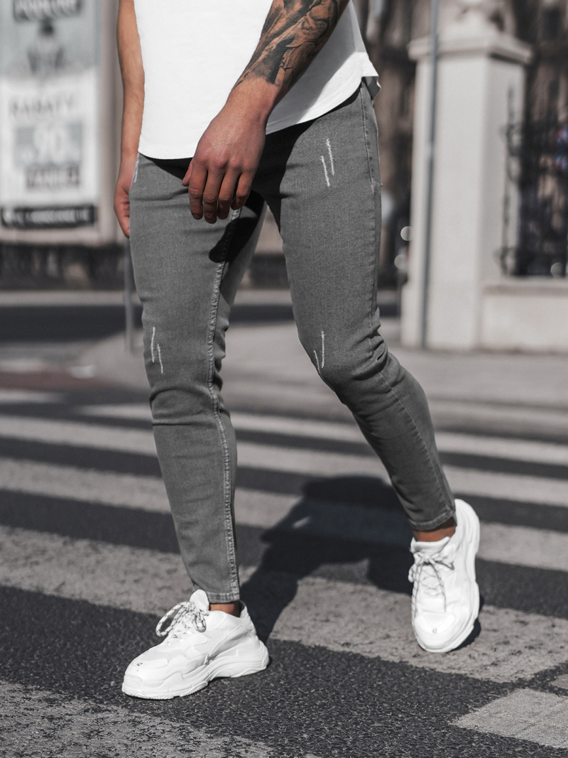 Jean Homme Gris Foncé OZONEE DO/2451