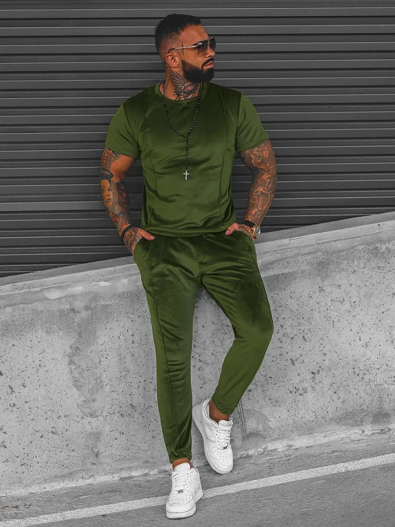 Survêtement Homme Kaki OZONEE O/12135