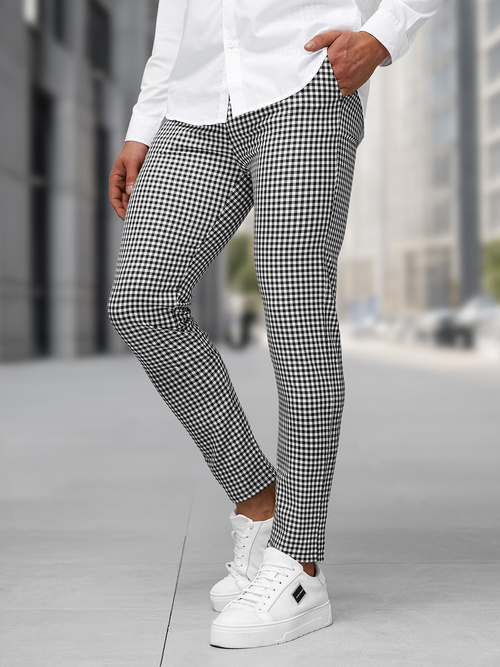 Pantalon Homme Noir et Blanc OZONEE DJ/5531Z