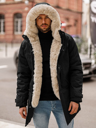 Veste D'hiver Noir OZONEE JS/22M316/392Z