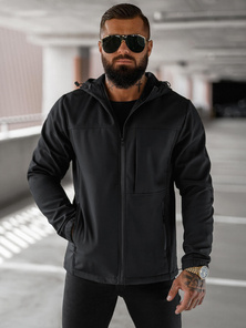 Veste softshell hommes noir OZONEE JS/27B6523/3Z