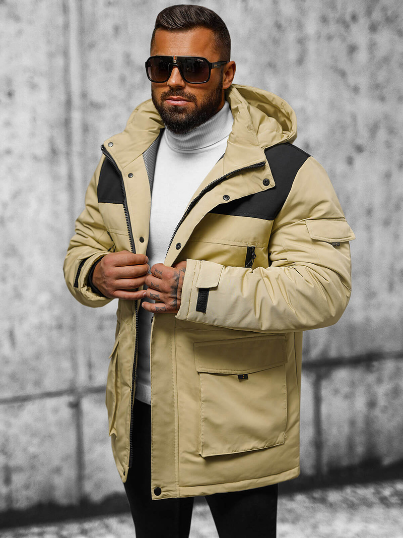 Veste Homme Beige OZONEE JS/22M322/62