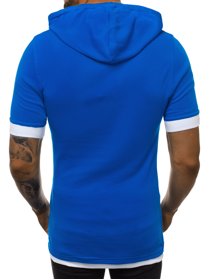 T-Shirt Homme Bleu OZONEE O/1273Z
