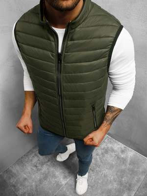 Veste sans manches Homme vert OZONEE N/7103/3