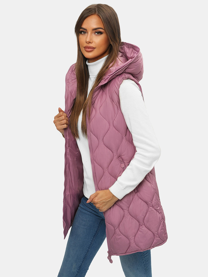 Gilet Femme Rose OZONEE O/H928/38
