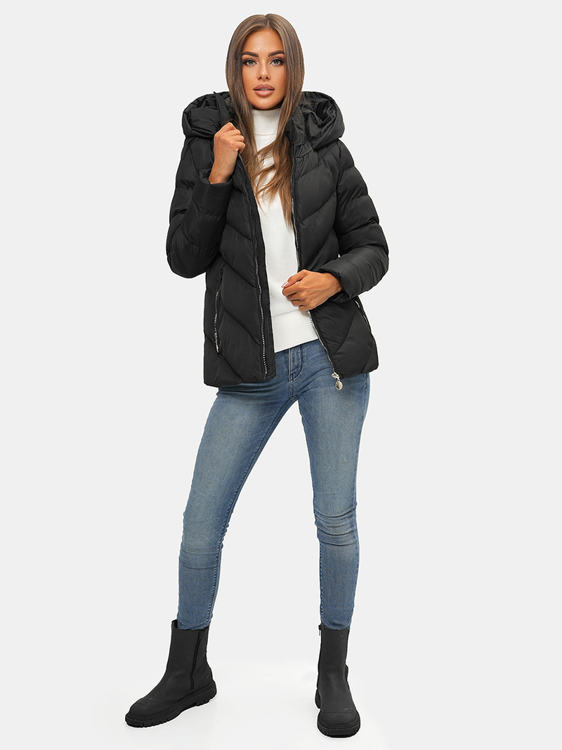 Veste Femme Noir OZONEE JS/M725/392