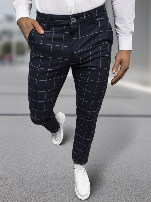 Pantalon Chino Homme Bleu OZONEE DJ/5505