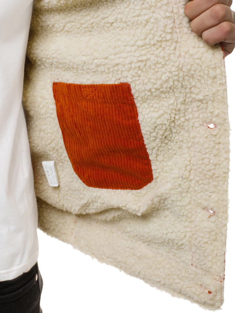 Veste en jean Homme Orange OZONEE JB/JP1179/3