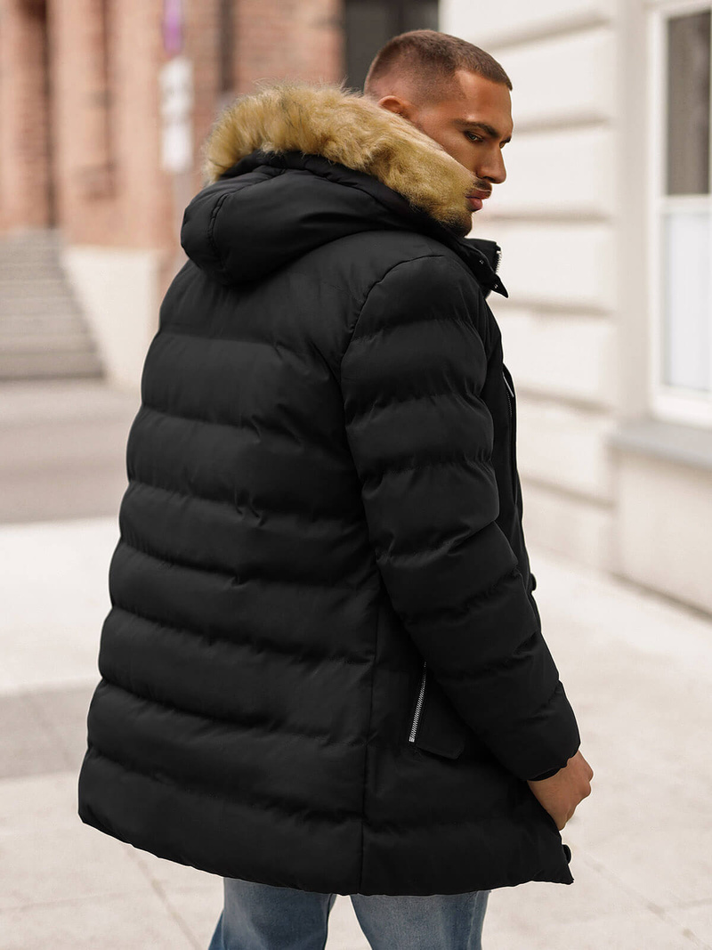 Veste Homme Noir OZONEE JS/5M3122/392Z