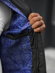 Veste Homme Noir OZONEE JS/22M15/1Z