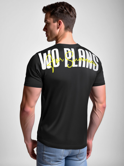 T-shirt Homme Noir OZONEE O/T1277/3Z