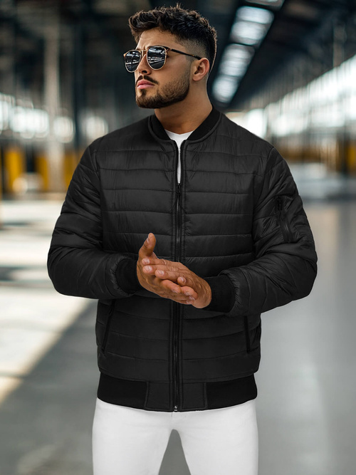 Veste Homme Noir OZONEE JS/MY02Z