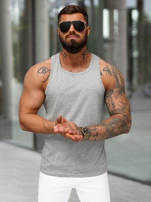 Débardeur Homme Gris OZONEE JS/99002Z