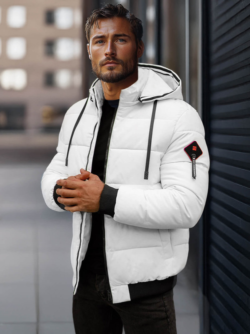 Veste D'hiver Blanc OZONEE JS/31M5031/281Z