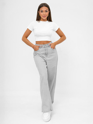 T-shirt femme blanc OZONEE JS/96T666/1