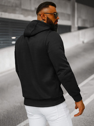 Sweatshirt à capuche homme noir OZONEE JS/27B6507/3