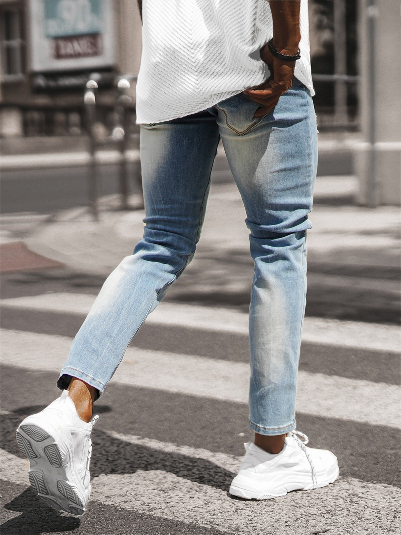 Jean Homme Bleu Clair OZONEE NB/MP0016BCZ