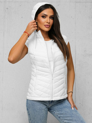 Gilet femme blanc OZONEE JS/16M9255/281