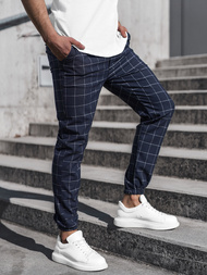 Pantalon chino Homme bleu foncé OZONEE DJ/2275/22Z