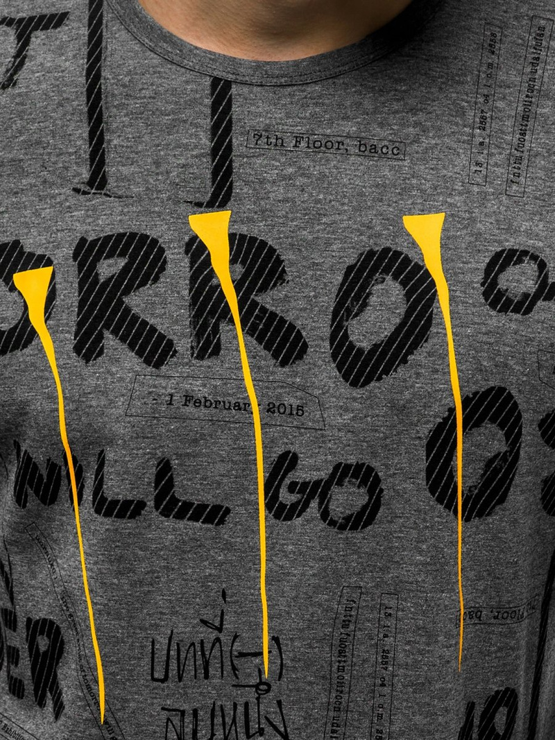 T-Shirt Homme Graphite OZONEE JS/SS10926