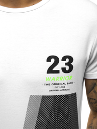 T-Shirt Homme Blanc OZONEE JS/SS10932