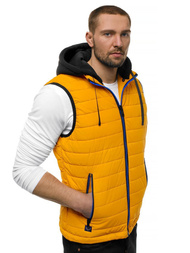 Veste sans manches Homme Jaune OZONEE N/6102Z
