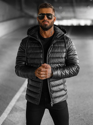Veste Homme Noir OZONEE O/11Z8088
