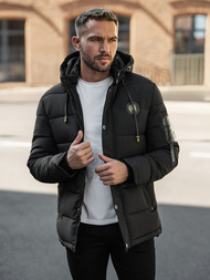 Veste homme noir OZONEE JS/57M7503/392Z