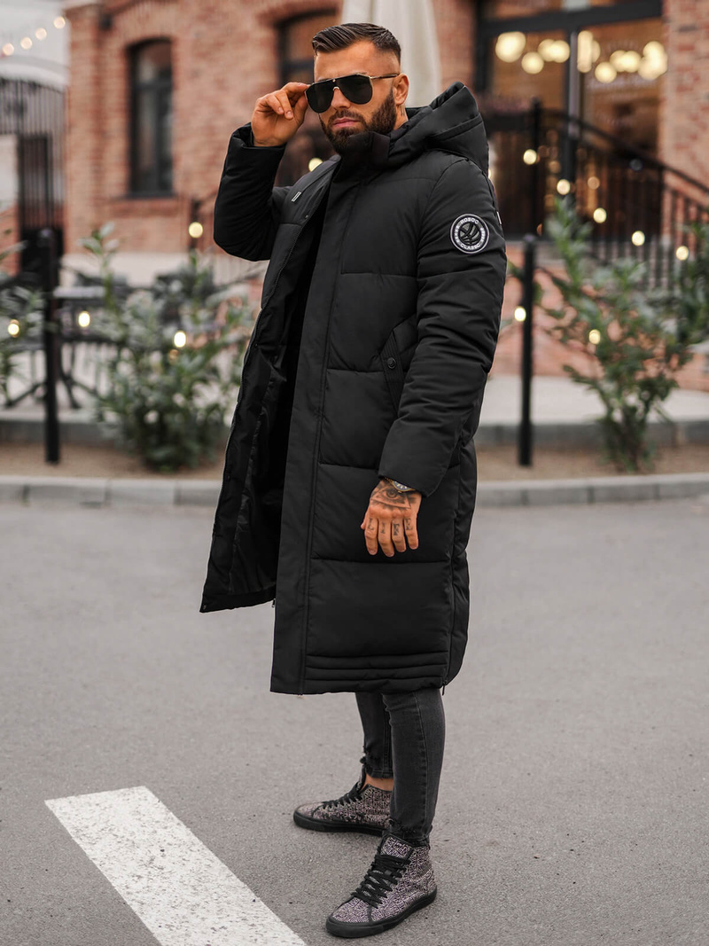 Veste Homme Noir OZONEE JS/19M1290/392