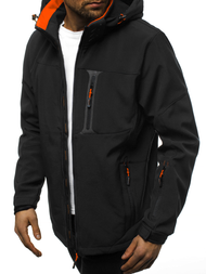 Veste Homme noir-orange OZONEE GE/12262