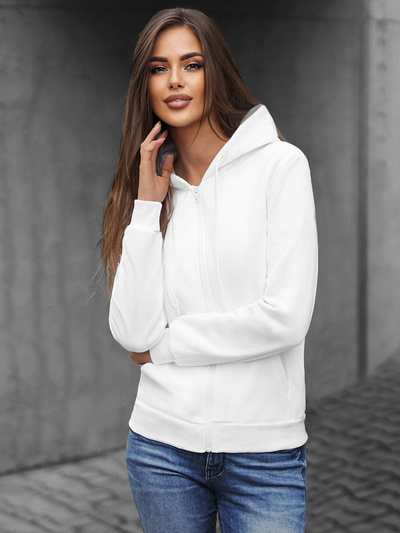Sweat femme Blanc OZONEE JS/W03Z