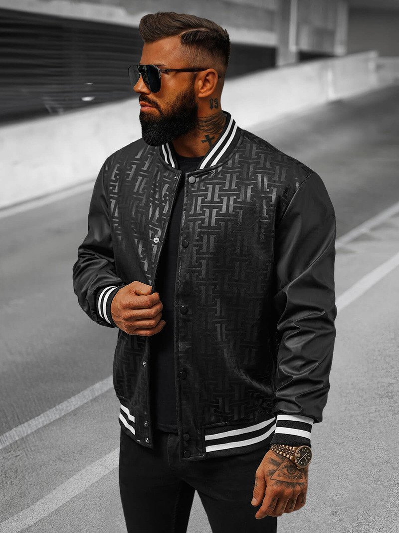 Veste Homme Noir OZONEE O/3A172Z