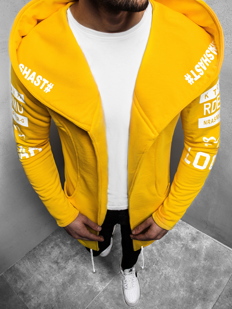 Sweatshirt Homme Jaune OZONEE A/11110Z