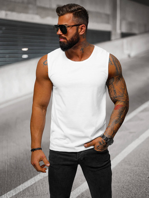 Débardeur Homme Blanc OZONEE JS/99001Z