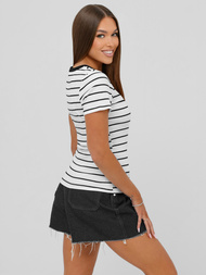 T-shirt femme blanc OZONEE JS/96T659/1