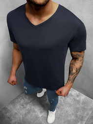 T-Shirt Homme Bleu foncé OZONEE 712007