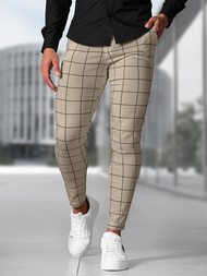 Pantalon Chino Homme Beige OZONEE O/P4009Z