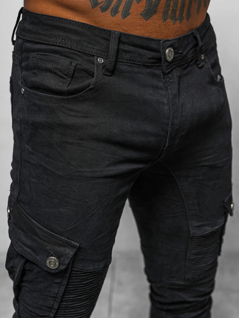 Pantalon Jogger Homme Noir OZONEE O/E6979N