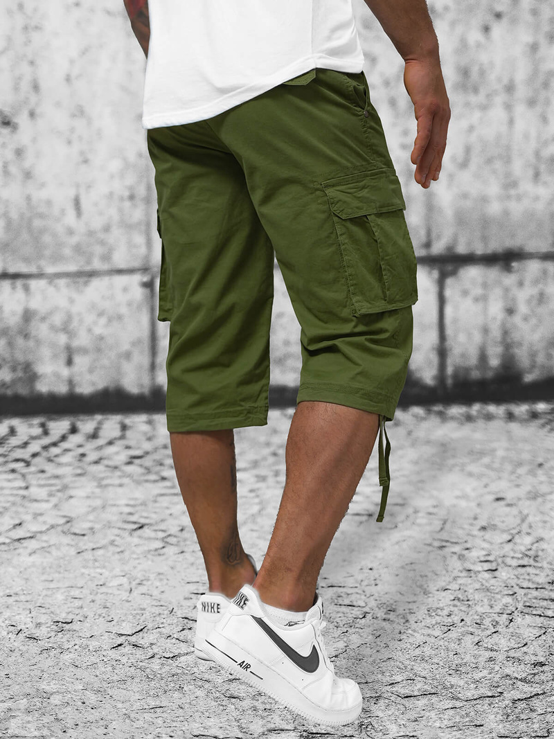 Short Chino Homme 3/4 Vert OZONEE T/XX160082/3