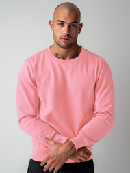 Sweatshirt Homme Rose clair OZONEE JS/2001-10Z